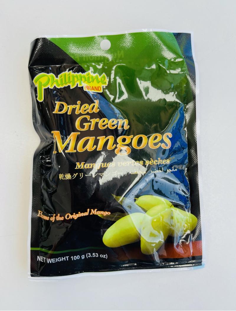 PHILIPPINE DRIED GREEN MANGOES 100G