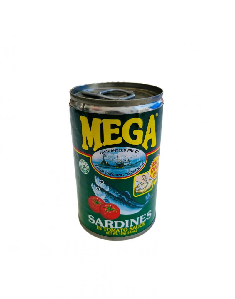 MEGA SARDINES IN TOMATO SAUCE 155G