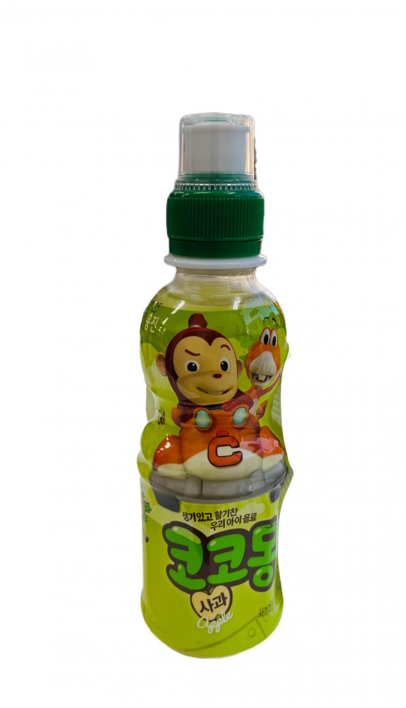 韩国 熊津 香肠猴 苹果汁 200Ml