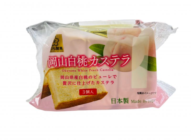日本冈山 白桃 面包 130G