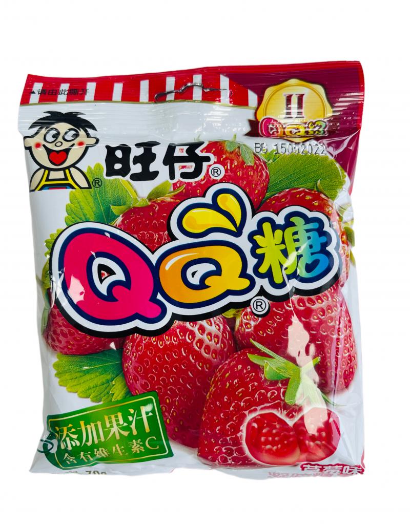 中国 旺仔 QQ糖 草莓味 70G