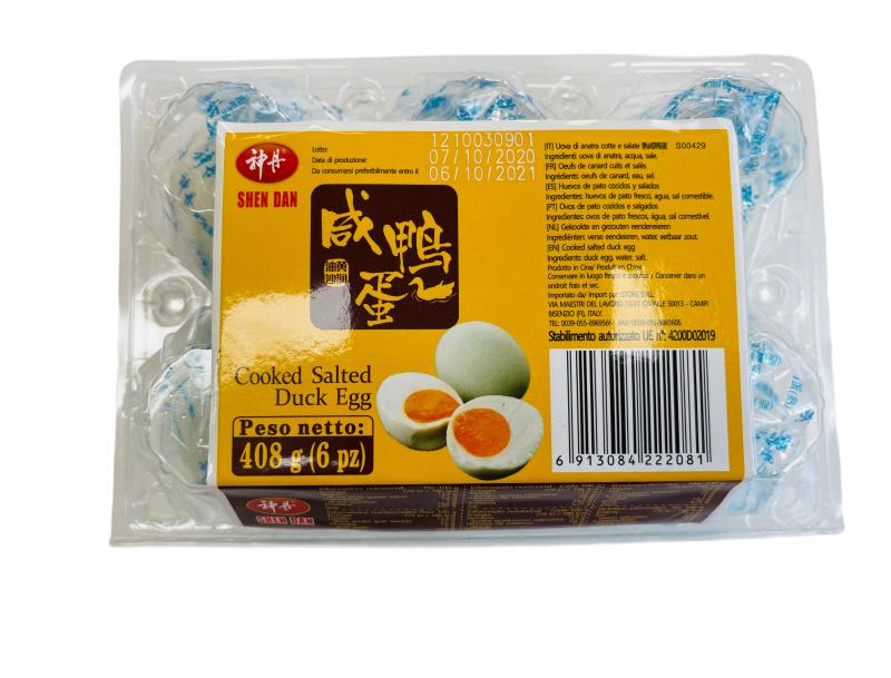 中国 神州 熟咸鸭蛋 6PCS