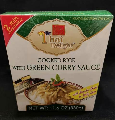 泰国 绿咖喱微波即食米饭 330g