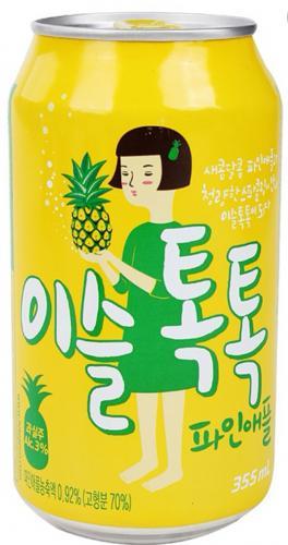 韩国 ISEUL 菠萝味 酒精饮料 355ML 3%VOL
