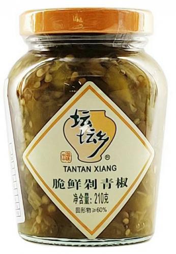 中国 坛坛香 鲜脆剁青椒 210g