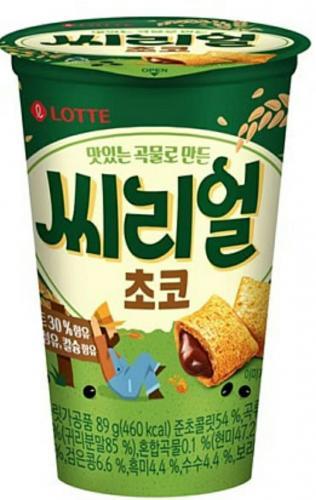 韩国 乐天 燕麦七谷物巧克力饼干 89g