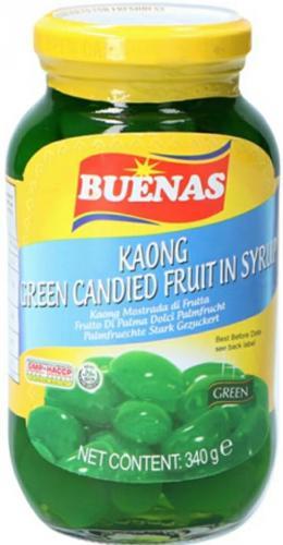 菲律宾 BUENAS 绿色糖水棕榈果340g