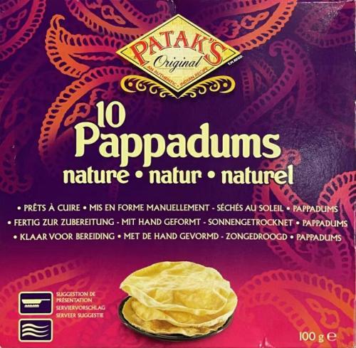 印度 PATAK'S 原味印度薄饼 100g