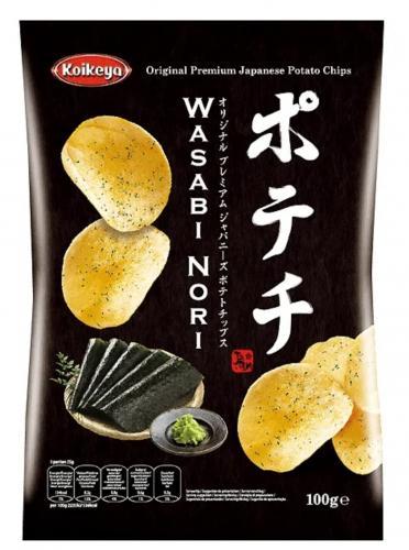 日本 湖 薯片 芥末海苔味 100g