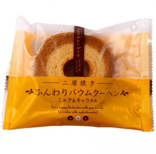 日本 太阳 年轮蛋糕 牛奶焦糖味 75g