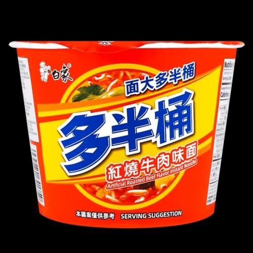 白象 多半桶 红烧牛肉面 154G×12