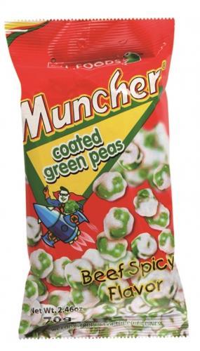 菲律宾 MUNCHER 香辣牛肉味青豌豆 70g