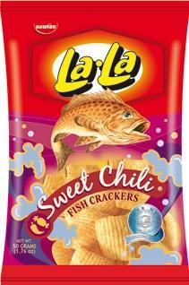 菲律宾 LALA 甜椒味鱼脆片 100g