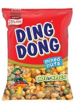 菲律宾 REBISCO DING DONG 香辣味混合坚果 100g