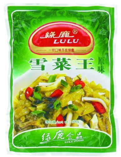 中国 绿鹿 雪菜王 500g