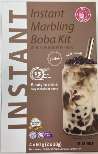 台湾 O泡 即食挂壁珍珠奶茶 咖啡味 30g*4