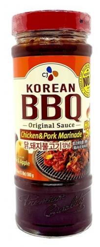韩国 CJ 韩式烤肉酱 鸡肉 猪肉用 辣味500g