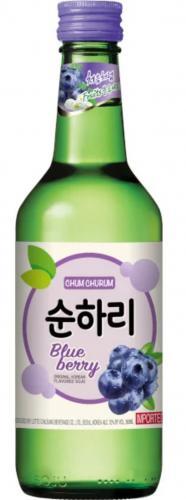 韩国 乐天 蓝莓味烧酒 360ML 12%Vol