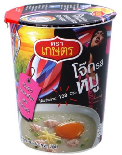 泰国 KASET 猪肉蔬菜粥 38g
