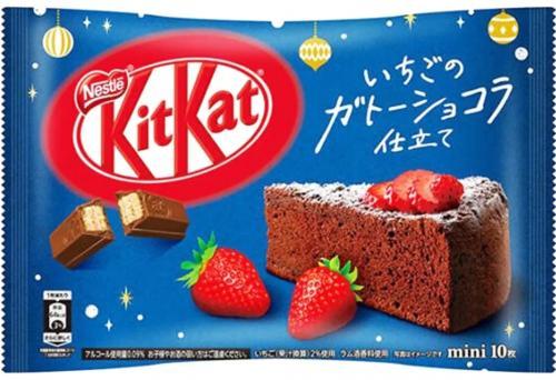 日本 KITKAT 巧克力草莓蛋糕 10枚