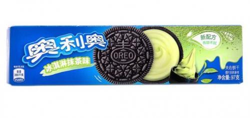 中国 亿滋 奥利奥夹心饼干 冰淇淋抹茶味 97g