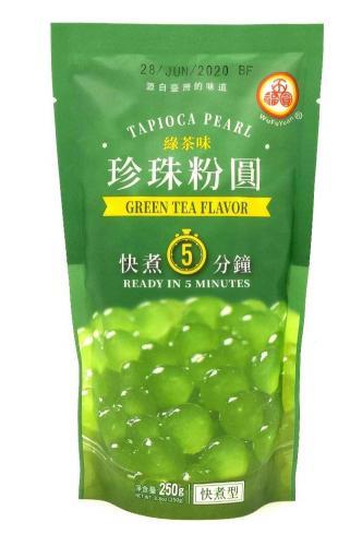 台湾 五福圆 绿茶味 珍珠粉圆 250g