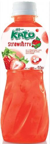 泰国 KATO 草莓味椰果饮料 320ml