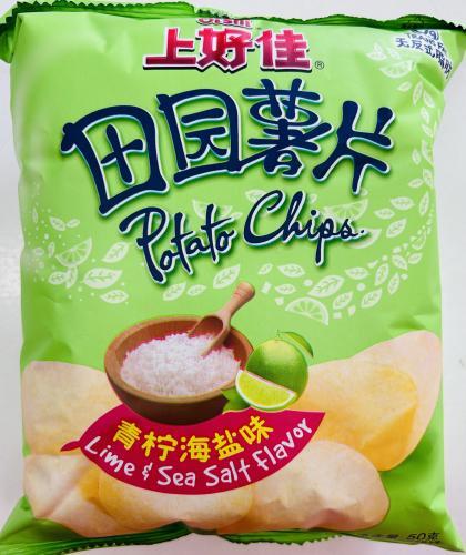 上好佳薯片青柠海盐味 50G