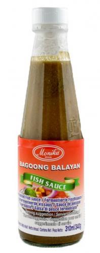 Monika Bagoong Balayan 鱼露（发酵鱼露）310ML
