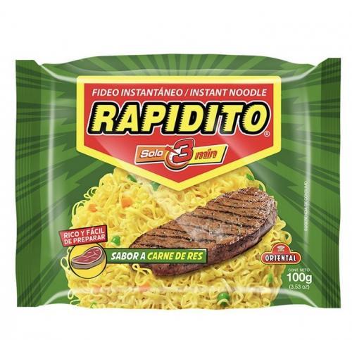 Rapidito 牛肉方便面 100克