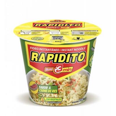 Rapidito 牛肉味罐装方便面 65g