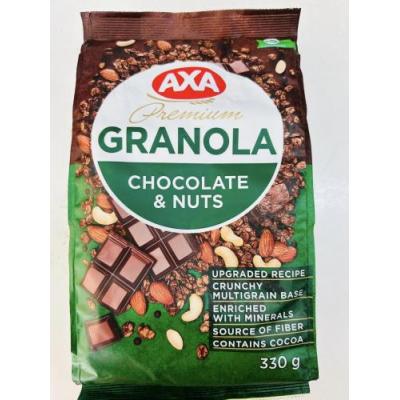 AXA 格兰诺拉麦片 巧克力坚果味 330克