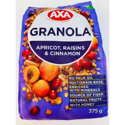 AXA 格兰诺拉麦片 杏葡萄干肉桂味 375克