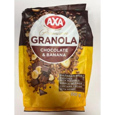 AXA 格兰诺拉麦片 巧克力香蕉味 330克