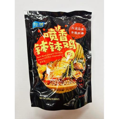 中国 与美 喷香钵钵鸡 麻辣 528G