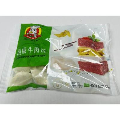 蒙福泡椒牛肉饺400G