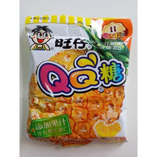 中国 旺仔 QQ 糖 菠萝味 70G