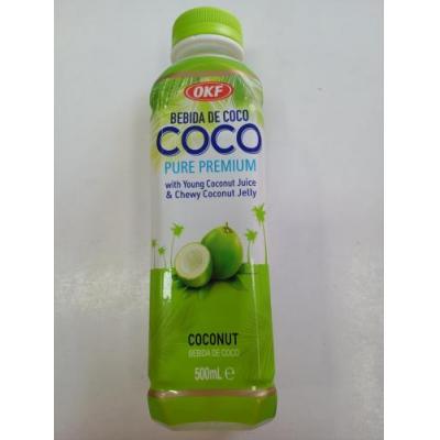 韩国 OKF 椰子汁含椰肉 500ml