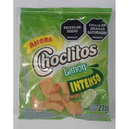 Choclitos limon intense 27g