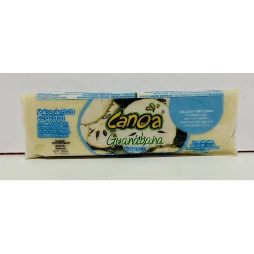 Canoa frozen soursop pulp guanabana 250g