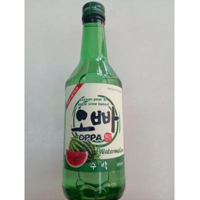 Oppa 韩国烧酒 西瓜味 360毫升