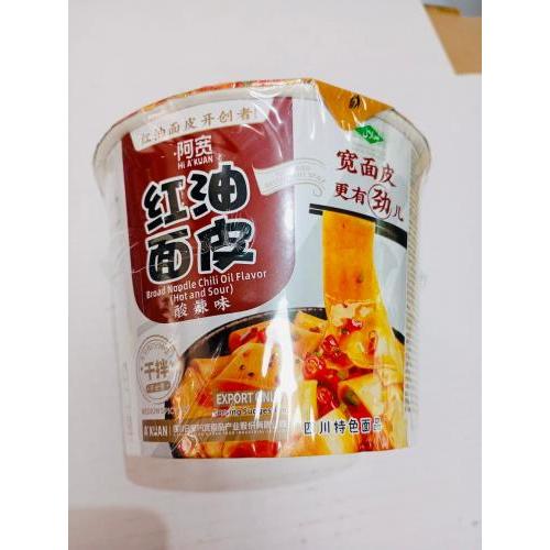 中国 阿宽 红油面皮 酸辣味 110G