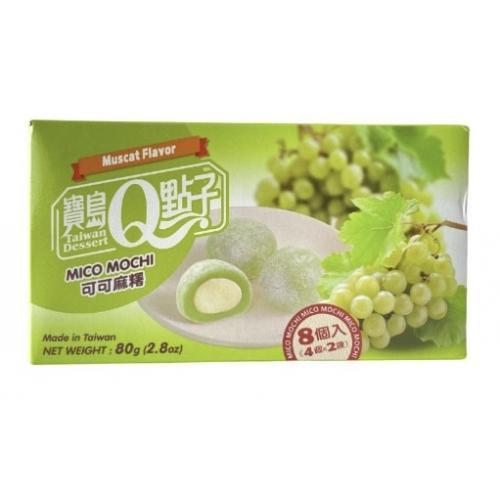 宝岛Q点子 青提味 可可麻薯麻糬 80克