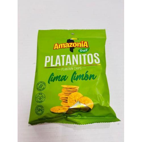 Amazonia 芭蕉片 柠檬味 75g