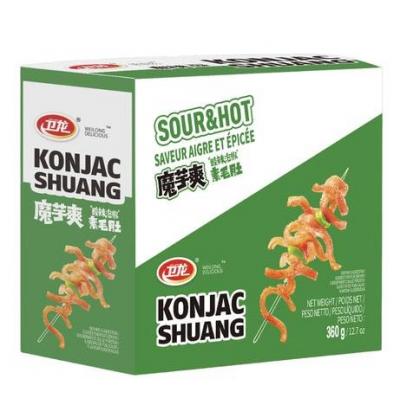 卫龙 魔芋爽 酸辣泡椒味 一大盒 360克