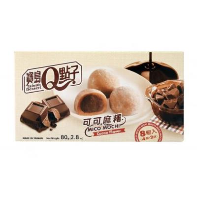 宝岛Q点子 巧克力味 可可麻薯麻糬 80克