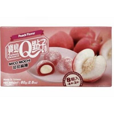 宝岛Q点子 水蜜桃味 可可麻薯麻糬 80克