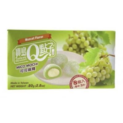 宝岛Q点子 青提味 可可麻薯麻糬 80克