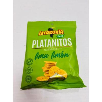 Amazonia 芭蕉片 柠檬味 75g