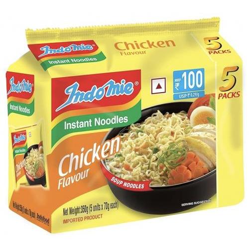 Indomie 营多面 鸡肉味方便面 五连包